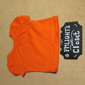 Garanimals Orange Short Sleeve Shirt Hippo 18 months